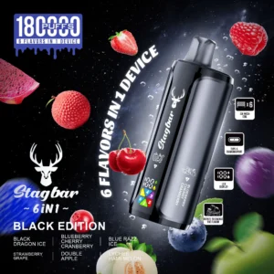 Stag Bar 180 000 puffs - 6in1 - Black Edition - sötétebb, merészebb, összetettebb ízprofil (MIX 9)
