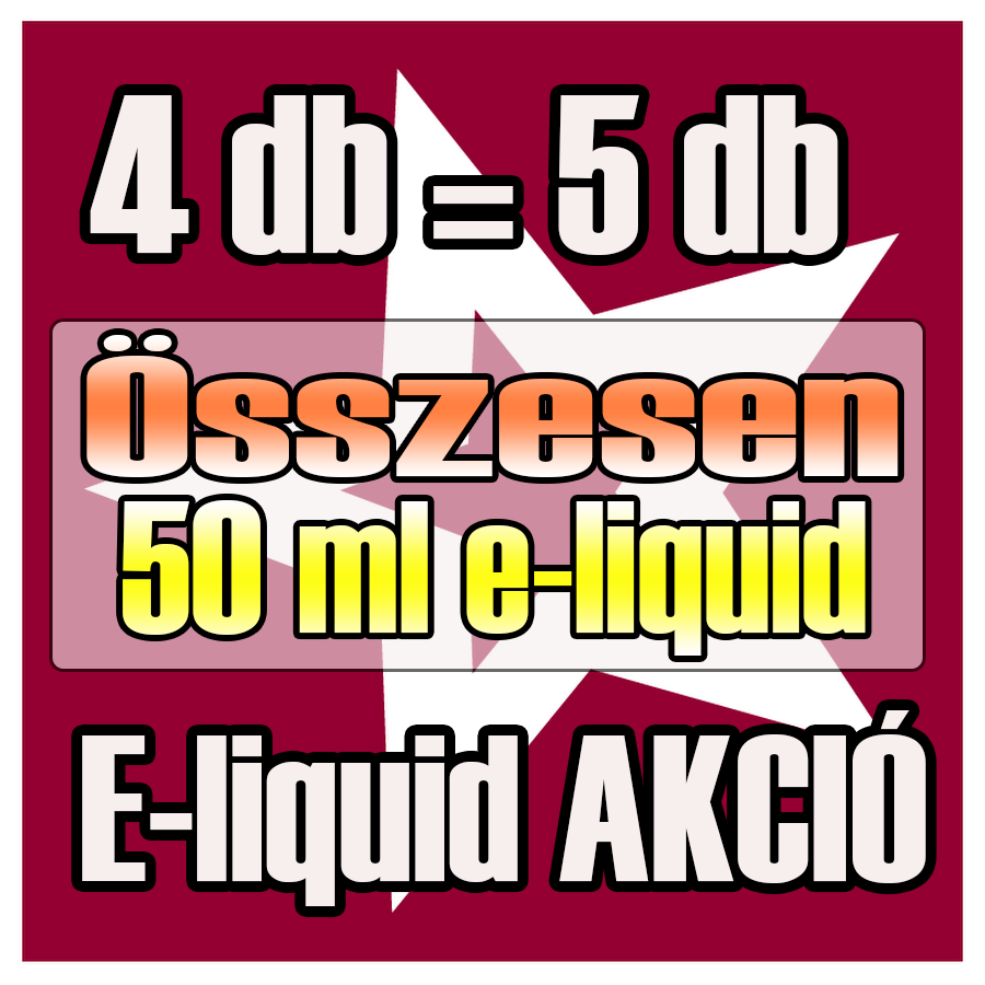5 x 10 ml e-liquid csomag - Image 4